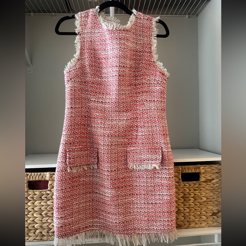 Red Tweed Dress